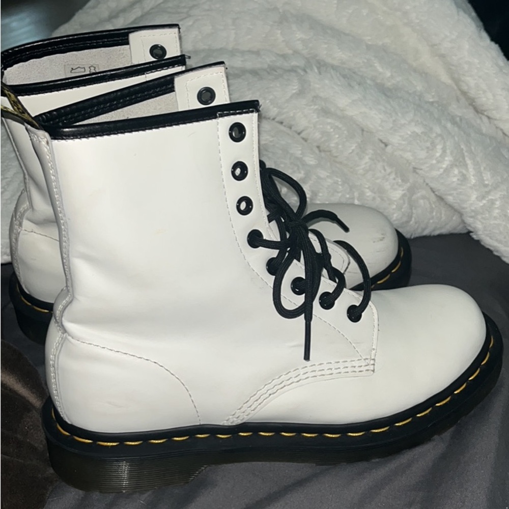 Doc Marten White Boots